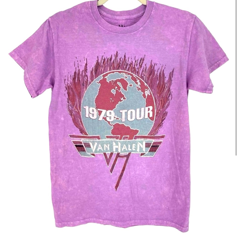Van Halen Pink 1979 tour Band Graphic Tee